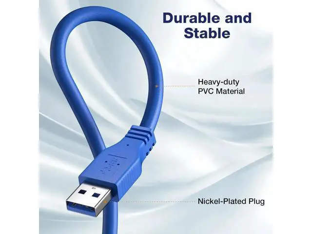 Alt view image 3 of 7 - Short USB 3.0 Extension Cable USB-A Extender Male to Female 5Gbps (1FT,2-Pack)
