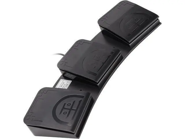 Alt view image 5 of 7 - USB Foot Switch,3 Key PC USB Triple Foot Switch Pedal,Three Button Program Computer Keyboard Mouse Game Action HID Durable USB Foot Pedal,Support MIDI Multifunction Ergonomic Sensitive