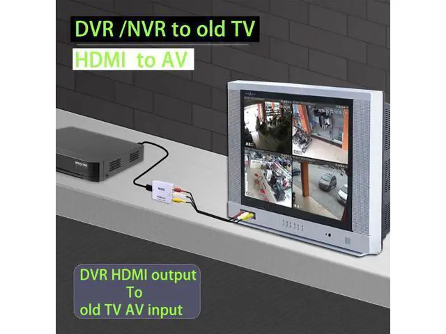 Alt view image 6 of 6 - HDMI to RCA Converter (hdmi to av Adapter) hdmi to RCA Adapter converts HDMI Output Source to Old-Fashioned RCA Display Optionalav to hdmi,hdmi to av,av to vga,vga to av,vga to hdmi,hdmi to vga