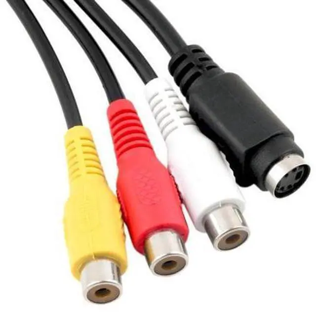 Alt view image 2 of 5 - VGA SVGA to S-VIDEO 3 RCA Female Converter Cable VGA to Video TV Out S-Video AV Adapter