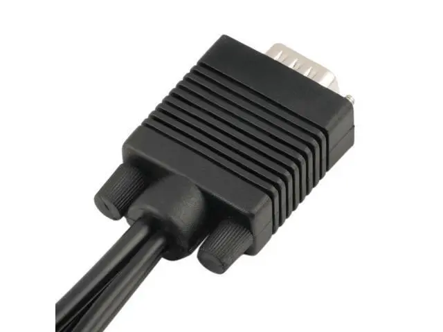 Alt view image 4 of 5 - VGA SVGA to S-VIDEO 3 RCA Female Converter Cable VGA to Video TV Out S-Video AV Adapter