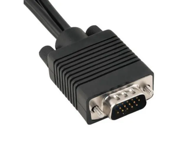 Alt view image 5 of 5 - VGA SVGA to S-VIDEO 3 RCA Female Converter Cable VGA to Video TV Out S-Video AV Adapter