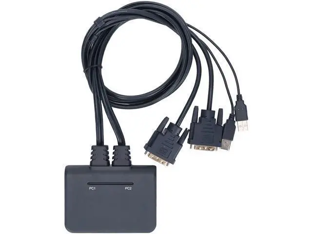 Alt view image 3 of 7 - 070 HD Multimedia Interface KVM Switch Portable USB KVM Switch 2 Ports Wired HD Multimedia Interface KVM Switch for Home Entertainment Office USB KVM Switch (21UDB)