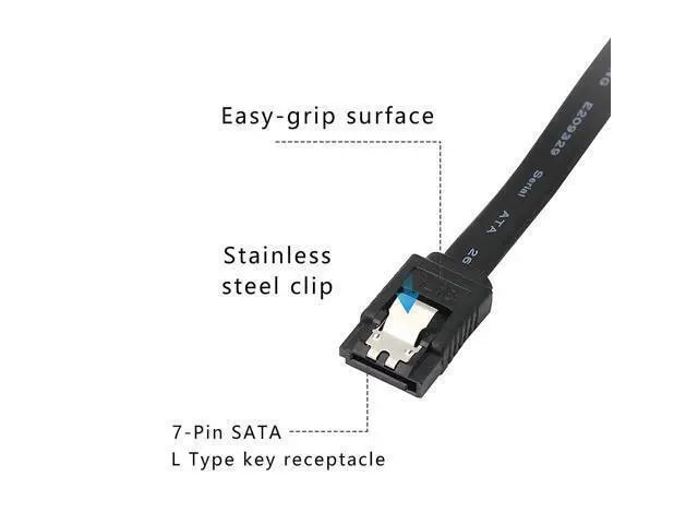 Alt view image 2 of 6 - SATA 6G Data Cable, SATA Power 2-in-1 Extension Cord, LP4 IDE 4 pin to SATA 15P Female with Serial ATA III 7 Pin Female for HDD, SSD, Optical Drives, DVD Burners, PCI Cards etc - 19.7in (2 Pack)
