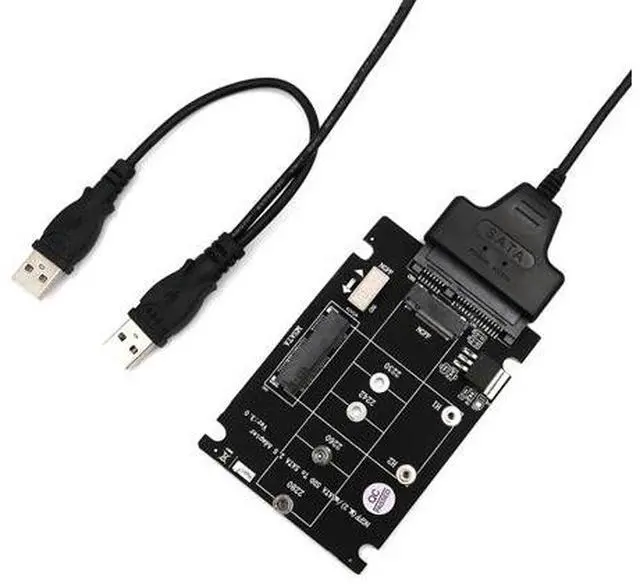 Main image of H1111Z Add On Card SSD MSATA & M.2 SSD USB Adapter MSATA NGFF M.2 Adapter USB SATA Cable USB M.2 Card Adpater for PC Desktop NEW