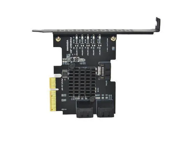Alt view image 4 of 6 - Add on Cards PCI Express/PCI E/PCIE/PCI-E SATA 3 PCIE SATA Card SATA Controller SATA3 6Gbps 5-Ports SATA 3.0 PCI-E X4 GEN3 Cards