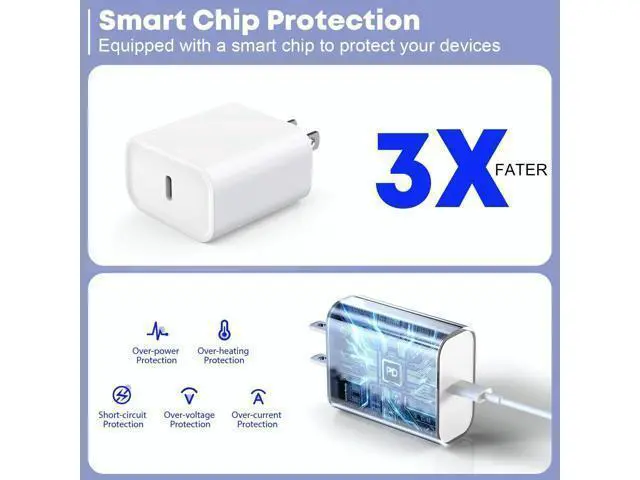 Alt view image 4 of 7 - Fast Charger for iPhone 17/16/15 Charger,10FT Extra Long Fast Charging 3Pack Block USB-C to USB C Fast Charging Cable Cord for iPhone Air/17 Pro Max/iPhone 16 Pro/16 Plus/15 Pro Max,iPad Pro/Air/Mini