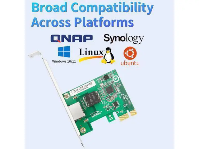 Alt view image 6 of 6 - Intel I226 2.5G RJ45 Network Card PCIe Gigabit Ethernet Adapter 100/1000/2500Mbps LAN for Desktop PC Server