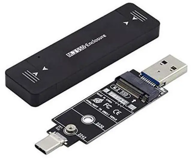 Main image of NFHK Combo Type-C & USB3.0 to NVME M-Key M.2 NGFF SATA SSD PCBA Case 2230/2242mm Adapter RTL9210B Chipset