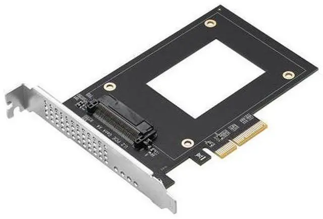 Main image of U.2 to PCIe 4.0 X4 Riser Expansion Adapter Card PCI Express 4x U.2 SFF-8639 Adapter for Intel 2.5" NVMe U2 SSD