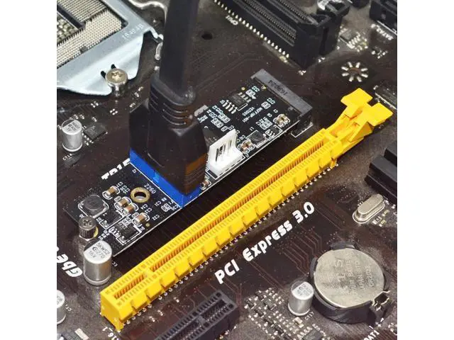 Alt view image 6 of 7 - M.2 NGFF NVME to USB 3.0 19Pin Header Convert Card NGFF to 2 Port USB3.0 Expansion Card Transfer Adapter IDE 4PIN Power Supply