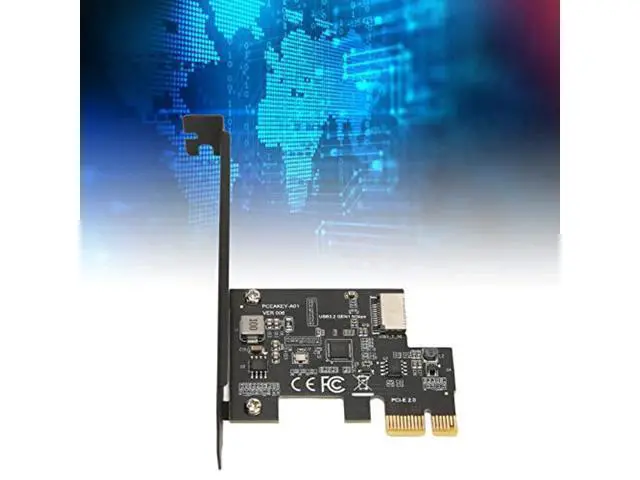 Alt view image 5 of 5 - GOWENIC PCIE to USB 3.2 Expansion Card, USB3.2 Gen1 5Gbps PCI Express Card, PCIE X1 to USB3.2 Gen1 Type E 20PIN Expansion Card, for Desktop Front Type C, for WINXP 7 8 10 11
