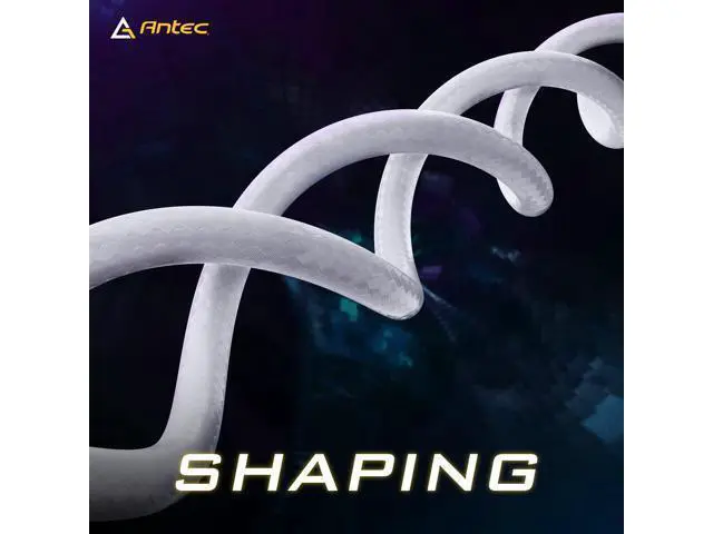 Alt view image 5 of 7 - Antec Power Supply Sleeved Cable, PSU Extension Cable Kit / 1x24pin ATX / 2x8pin (4+4) EPS / 3x8pin (6+2) PCI-E, 30cm Length with Combs, Dual EPS White (White Connector)