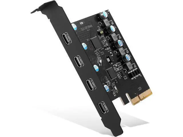 Main image of PCIe Gen3 x2 USB 3.2 / 3.1 Card ASM3142- PCI Express to 4-Port Type C HUB Internal Expansion Card Controller Adapter PCI Express Card Desktop PC Support Multiple INs