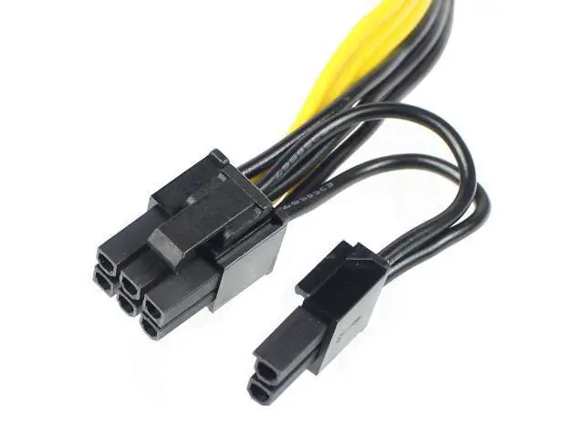Alt view image 6 of 6 - BGNing 8pin to Dual PCIe 8 Pin (6+2) Graphics Card PCI-E Cable 8p Female to 2 Port Male Power Splitter Cable GPU 18AWG Wire