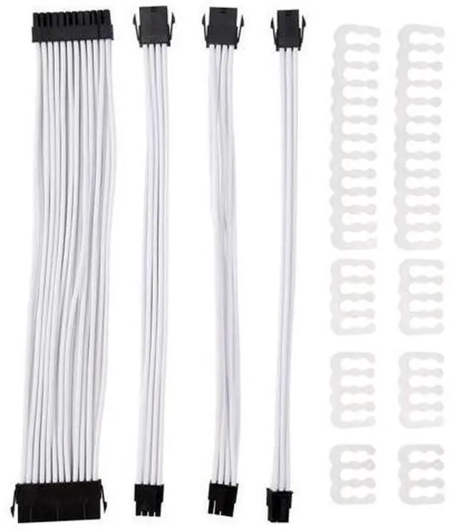 Main image of Basic Extension Cable Kit; 1pc Atx 24n/Eps 4+4n/Pci-E 8n/Pci-E 6n Power Extension Cable