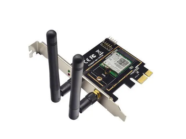 Alt view image 2 of 6 - M.2 Wifi Adapter M2 Ngff Key A E To Mini Pci Express Wifi Raiser PCI E 1X NGFF Wireless Support 2230 2242 Mini Pcie Network Ca