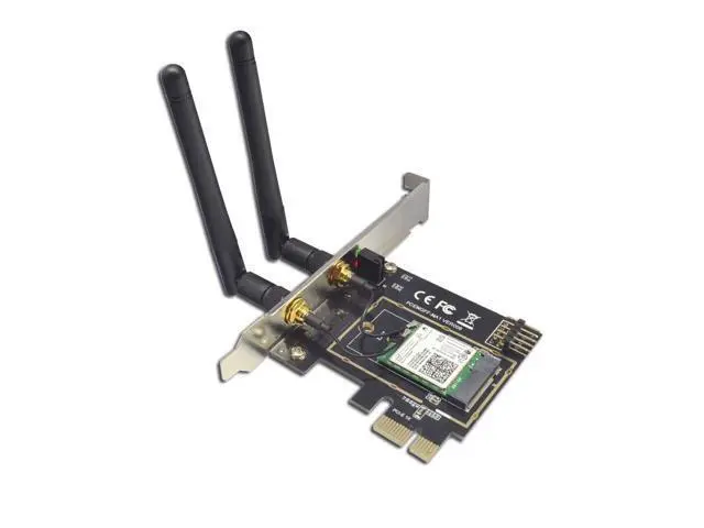 Alt view image 6 of 6 - M.2 Wifi Adapter M2 Ngff Key A E To Mini Pci Express Wifi Raiser PCI E 1X NGFF Wireless Support 2230 2242 Mini Pcie Network Ca