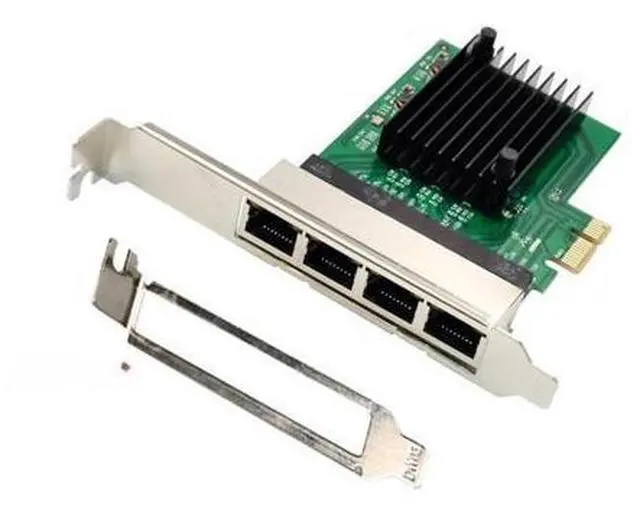 Main image of PCIE Network Card PCI-E X1 4-port Gigabit Ethernet Server Network Card Adapter for ROS Softrouter