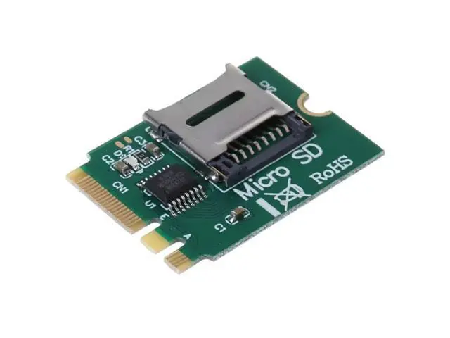 Alt view image 2 of 5 - M2 NGFF Key A.E WIFI Slot to Micro-SD SDHC SDXC TF Card Reader T-Flash Card M.2 A+E Card Adapter Kit