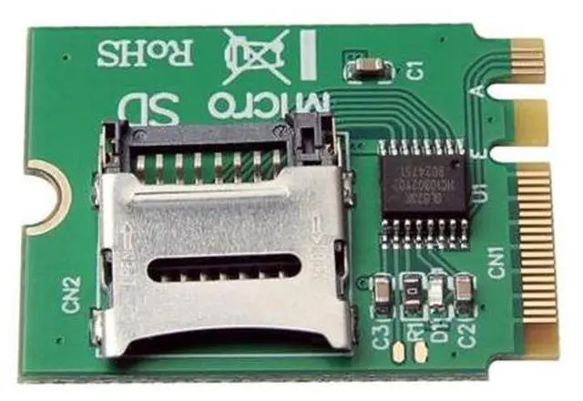 Main image of M2 NGFF Key A.E WIFI Slot to Micro-SD SDHC SDXC TF Card Reader T-Flash Card M.2 A+E Card Adapter Kit