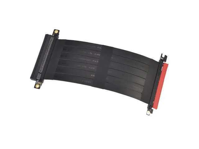 Alt view image 2 of 6 - QINDIAN Add On Cards PCI Express Riser Card Graphics PCI Express x16 Extension Cable 16x to 16x PCIE PCI-E PCI E Riser Extender