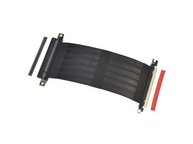 Alt view image 3 of 6 - QINDIAN Add On Cards PCI Express Riser Card Graphics PCI Express x16 Extension Cable 16x to 16x PCIE PCI-E PCI E Riser Extender