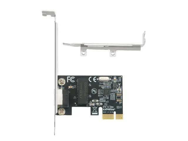 Alt view image 3 of 5 - Single Port Gigabit Ethernet PCI Express Wired Network Card 1000Mbps 1 RJ45 Port Lan Adapter NIC Realtek 8111 Chipset