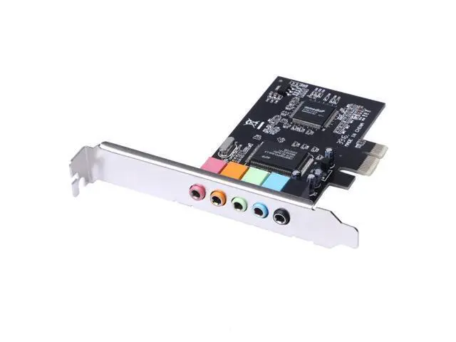 Alt view image 3 of 6 - PCI Express Sound Card 5.1CH 5.1 Channel CMI8738 Chipset Audio Interface PCI-E Stereo Digital Card Desktop Soundcard