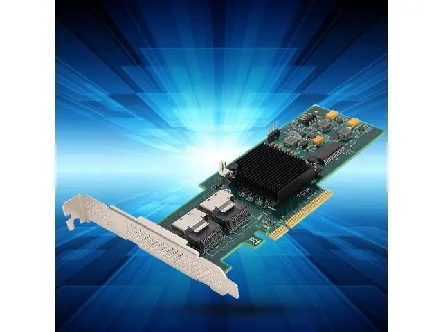 Alt view image 4 of 7 - ASHATA 9240-8i Raid Card, PCI-E 8-Port Raid Card,SAS2008 SFF8087 SAS Controller Card,6Gbps Mini-SAS Host Controller Card,Integrated for LSI SAS2008 Controller