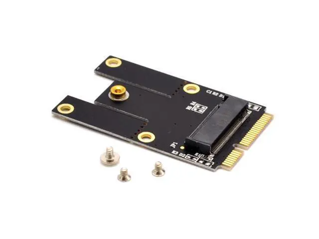 Alt view image 4 of 6 - Deal4GO NGFF M.2 (Key-A+E/Key-E) to Mini PCI-E Express Adapter Converter Full Size/Half Size mPCIe Slot for Intel AX201 AX200 9260 8265 8260 7260 WiFi Card
