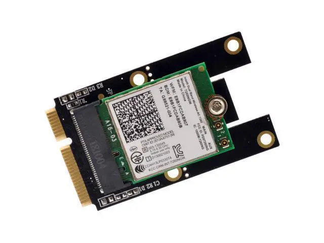 Alt view image 6 of 6 - Deal4GO NGFF M.2 (Key-A+E/Key-E) to Mini PCI-E Express Adapter Converter Full Size/Half Size mPCIe Slot for Intel AX201 AX200 9260 8265 8260 7260 WiFi Card