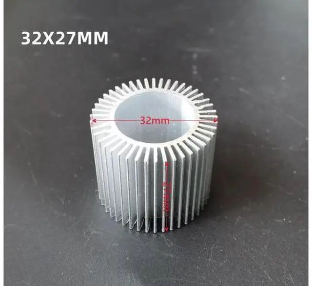 Main image of 32x27mm Aluminium Heat Sink for 20W 30W 50W 100W High Power COB LED Light