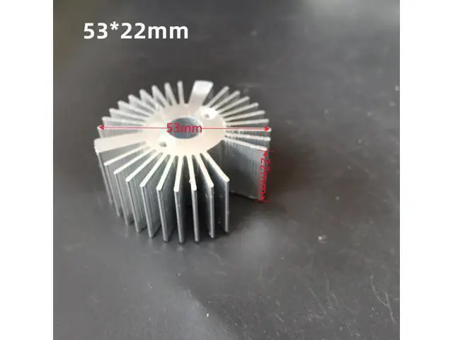 Main image of 53x22mm Aluminium Heat Sink for 20W 30W 50W 100W High Power COB LED Light