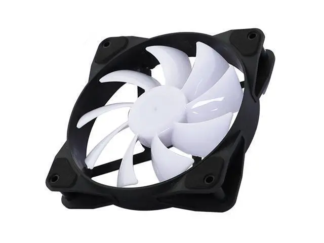 Alt view image 4 of 7 - Ice 120 mm RGB Case Fan True RGB Color Ultra Quiet Cooling Fan with Hydraulic Bearing Standard Size 120mm Case Fan