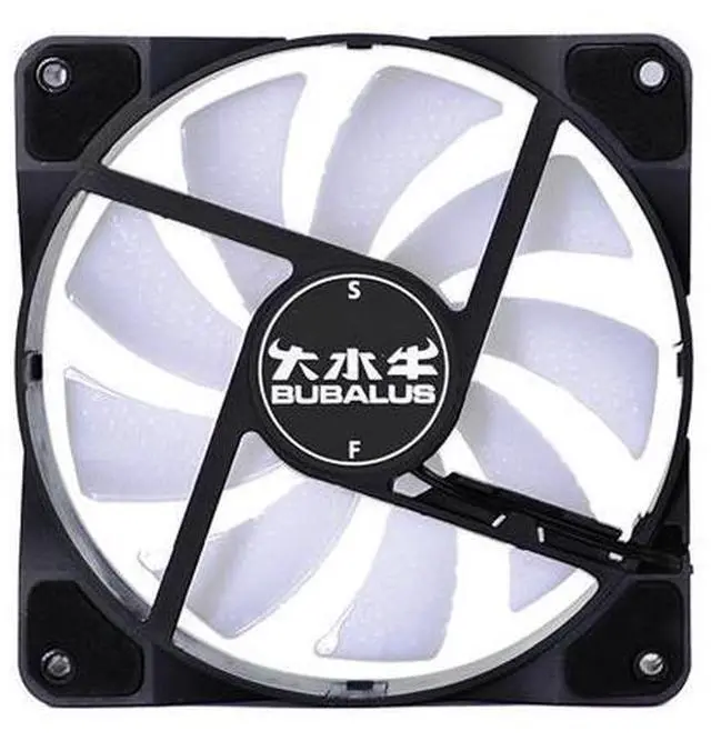 Alt view image 7 of 7 - Ice 120 mm RGB Case Fan True RGB Color Ultra Quiet Cooling Fan with Hydraulic Bearing Standard Size 120mm Case Fan