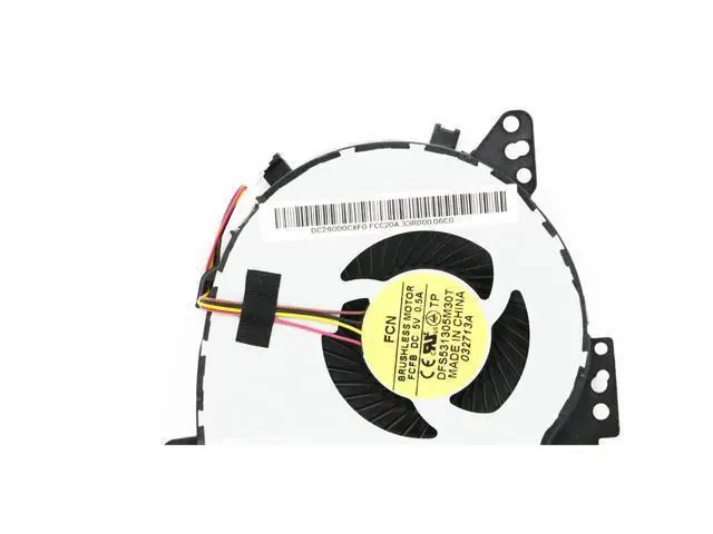 Alt view image 6 of 6 - K000144460 Genuine Laptop Cooling Fan DC28000CXF0 DFS531305M30T DC 5V 0.5A for Toshiba Satellite L40T-A L40T-A-106