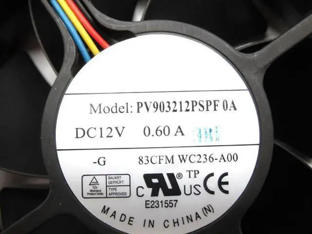 Alt view image 4 of 4 - Server Fan For PV903212PSPF 0A PV903212PSPF0A 0WC236 WC236-A00 DC12V