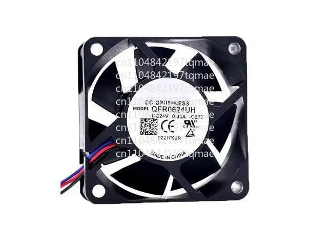 Alt view image 2 of 2 - Cooling Fan For DELTA QFR0624UH-CE77 60*60*25MM DC24V 0.33A 3lines
