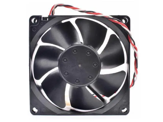 Alt view image 2 of 4 - 3110KL-04W-B19 8cm 8025 80mm fan 80x80x25mm 12V 0.13A ultra quiet chassis power supply fan