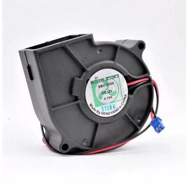 Main image of RBH7530S 75mm 75x75x30mm DC12V 0.70A 2 lines turbo blower blower cooling fan with high air volume