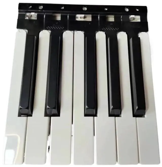Main image of 12 Keys White Black Keys Keyboard Parts Compatible For Yamaha DGX-660 DGX-650 DGX-640 DGX-630 MM8 MOX8 MOXF8 Electronic Piano Replacement