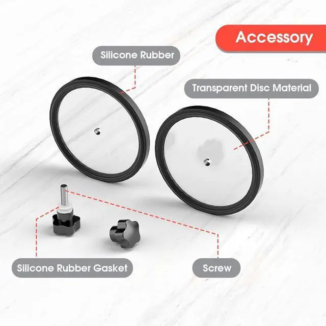Alt view image 5 of 7 - Record Clean Label Saver Album LP Vinyl Cleaning Protector Waterproof Clamp Care (Black)