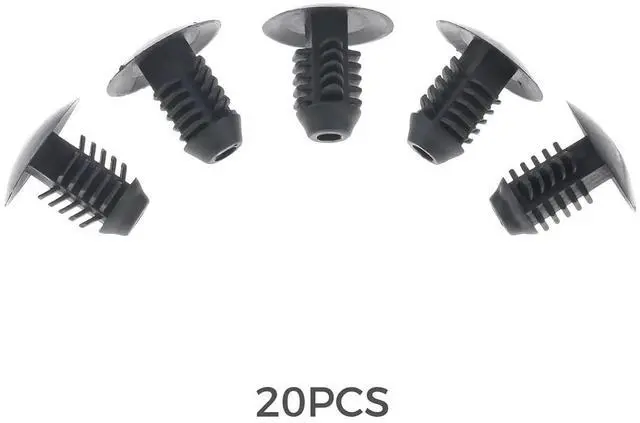 Alt view image 2 of 6 - 20Pcs 12mm Auto Fasteners Car Trunk Roof Plastic Rivets Clips Door Trim Panel Retainer