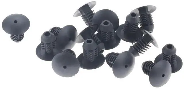 Alt view image 3 of 6 - 20Pcs 12mm Auto Fasteners Car Trunk Roof Plastic Rivets Clips Door Trim Panel Retainer