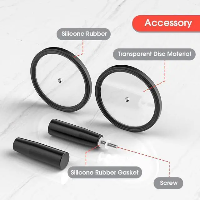 Alt view image 5 of 7 - LP Vinyl Record Label Saver Waterproof Cleaning Protector Clamp for 7, 10, 12 Records (Pro Black)