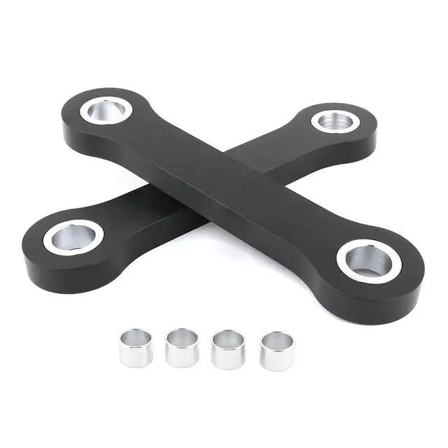 Alt view image 3 of 7 - Motorcycle Accessories Rear Suspension Cushion Connect Drop Link Fit for Yamaha XT250 XT 250 Lowering Links Kit(Silver)
