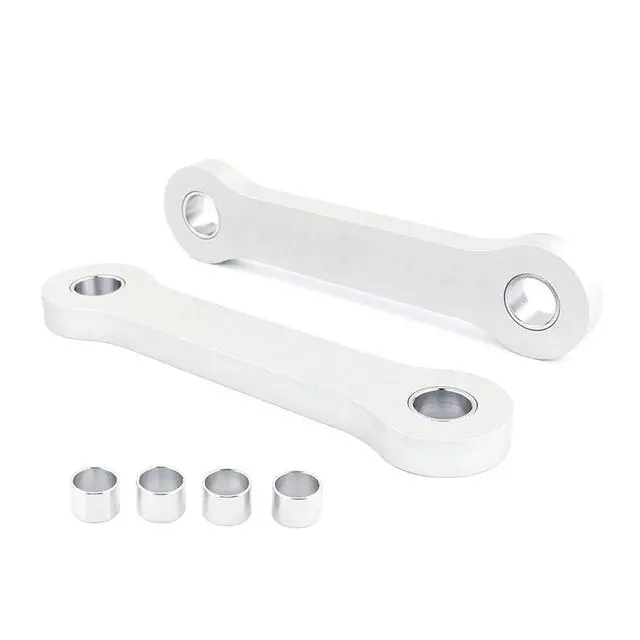 Alt view image 4 of 7 - Motorcycle Accessories Rear Suspension Cushion Connect Drop Link Fit for Yamaha XT250 XT 250 Lowering Links Kit(Silver)