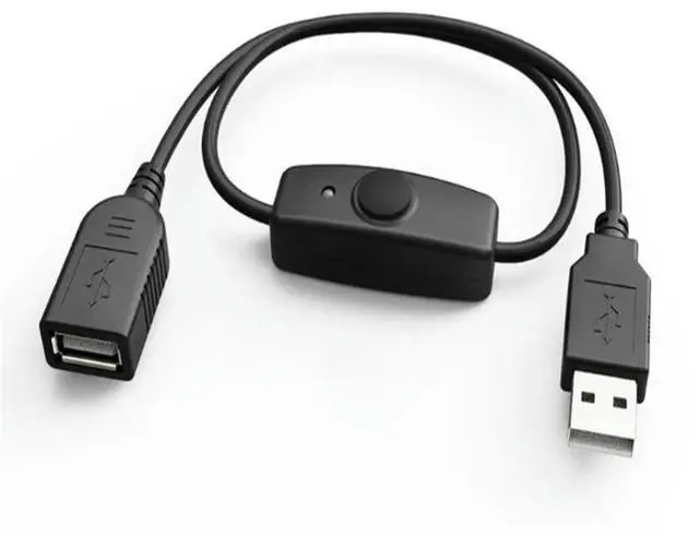 Main image of for USB 2.0 Ext Cord Adapter Cable for Driving Recorder LED Desk USB Fan LED Strips
