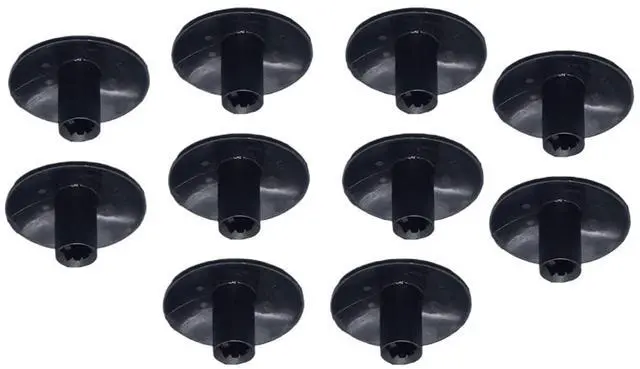 Alt view image 2 of 6 - 10pcs Black Plastics Auto Fasteners Wheel Housing/Door Trim Panel Retaining Clip Car Accessories 7703081054